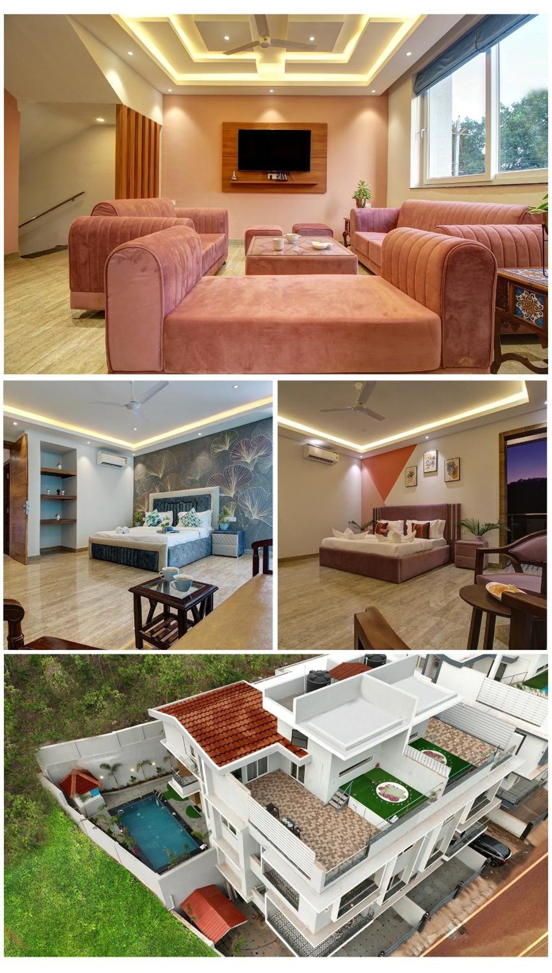 Euphoria Luxury Villa - 5Bhk - Private Pool - Jacuzzi, באג'ה מראה חיצוני תמונה